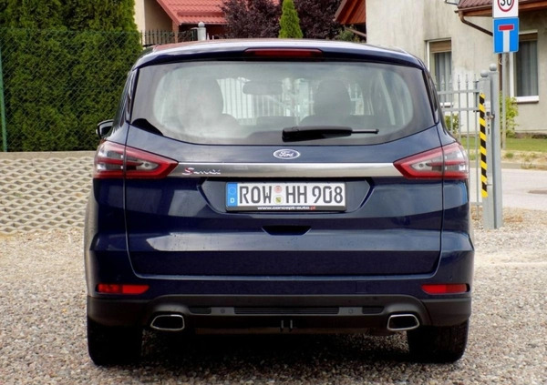 Ford S-Max cena 62999 przebieg: 216000, rok produkcji 2017 z Zielona Góra małe 667